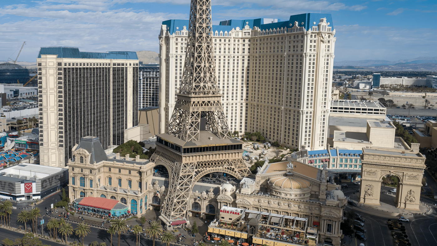 Paris Las Vegas Versailles Tower Rendering