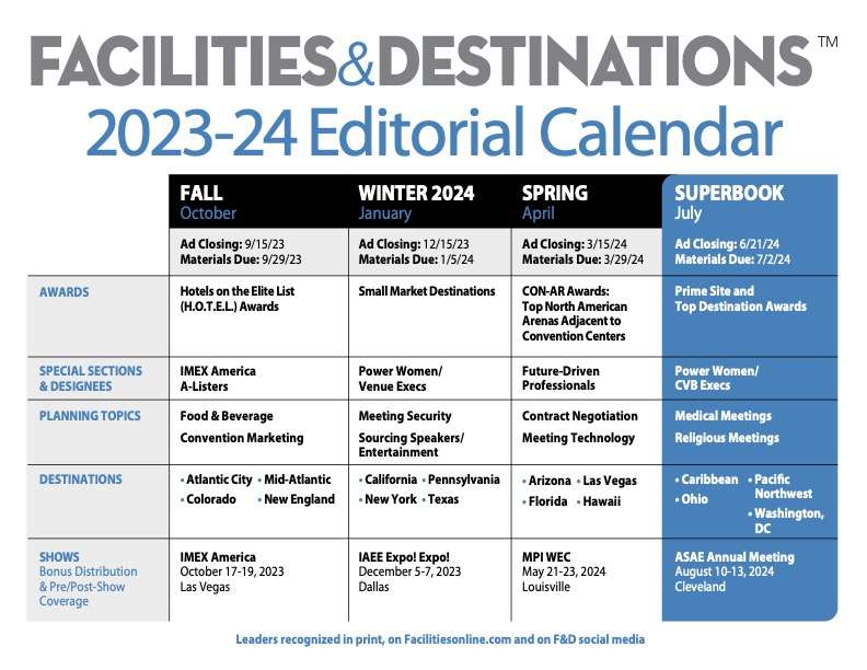 2023 2024FandDEditorialCalendar